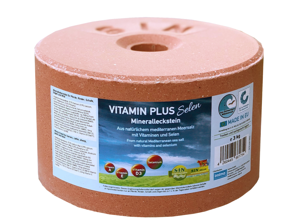 S.I.N. Hellas Vitamín plus selen minerální liz pro koně s organickým selenem a vitamíny 3 kg