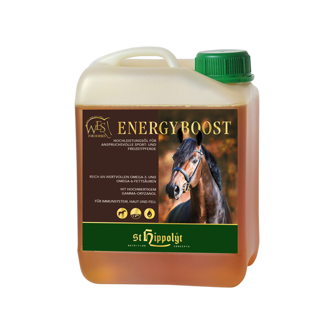 St. Hippolyt WES Energy Boost Směs lněného oleje, oleje z rýžových klíčků a konopného oleje 5 l