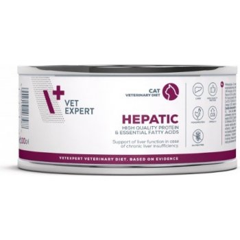 VetExpert VD 4T Hepatic Cat konzerva 100 g