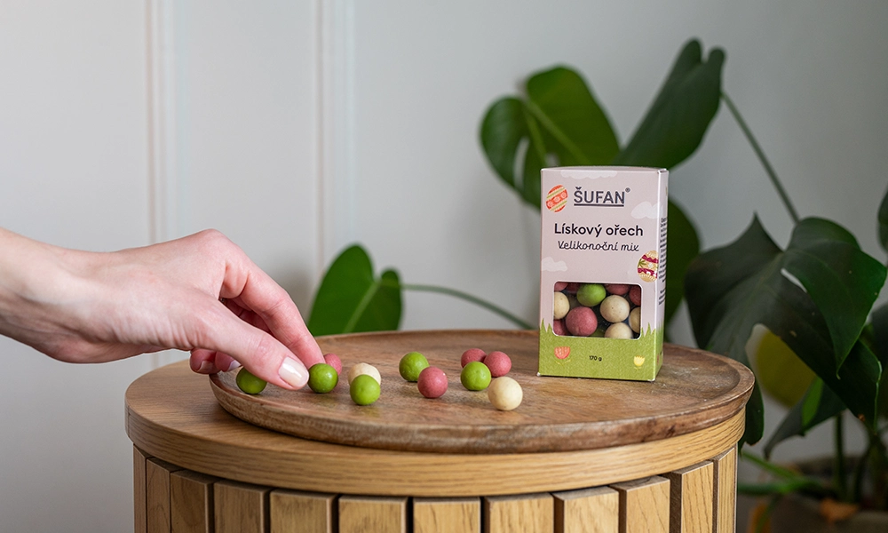 Šufan Lískový ořech velikonoční mix 170 g