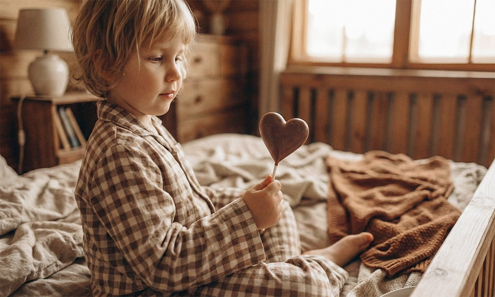 Šufan Čokoládové srdce z mléčné čokolády 27 g