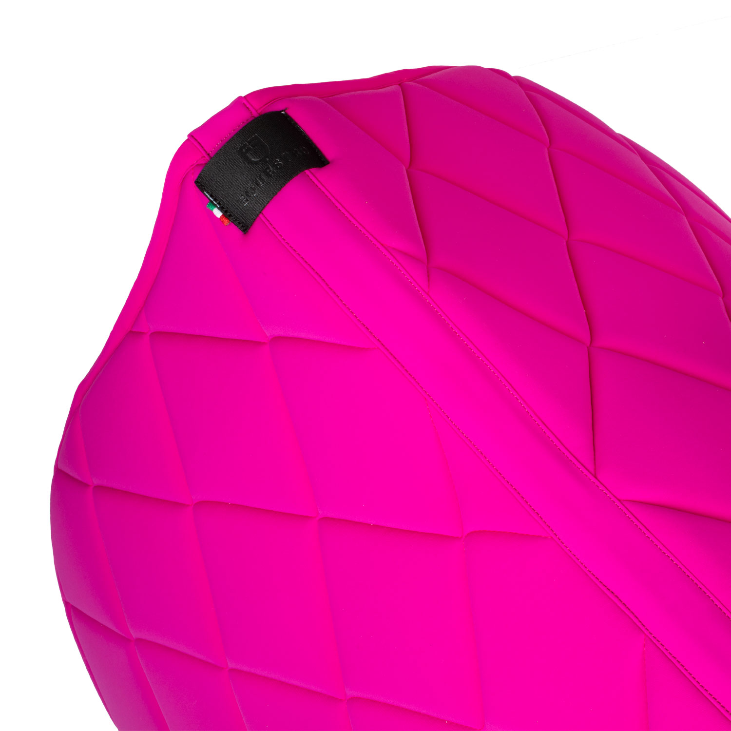 Equestro podsedlová dečka GP logo, skoková, fuchsia/black, Pony