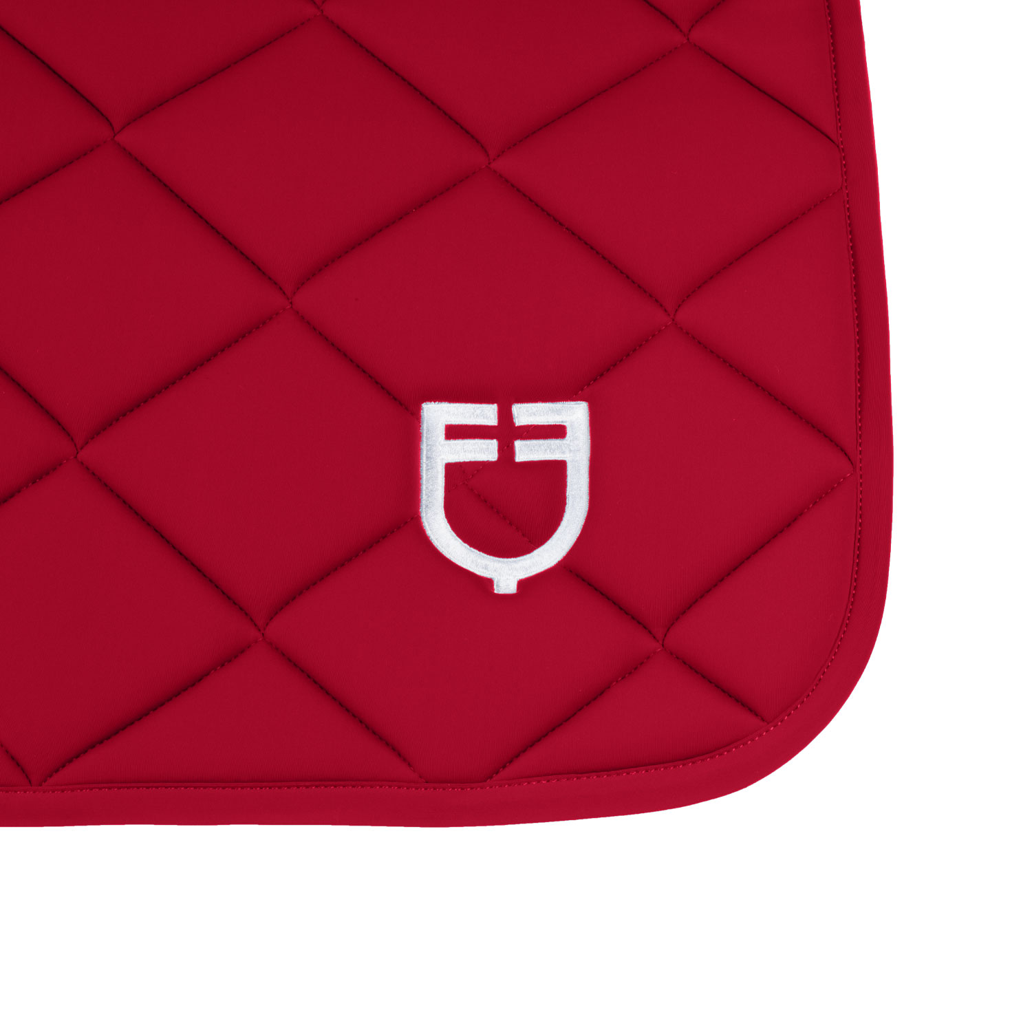 Equestro podsedlová dečka GP logo, skoková, wine/white