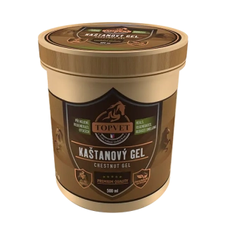 Topvet Gel kaštanový pro koně 500 ml