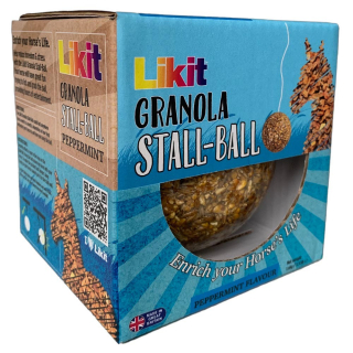 Likit Granola Ball liz pro koně koule 1,6 kg máta