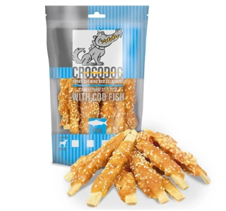 Crocodog CHICKEN MEAT STICK WITH COD FISH 75 g