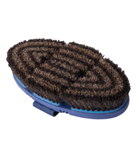 Kartáč Waldhausen Flex Body - koňské žíně, azurblue/blue