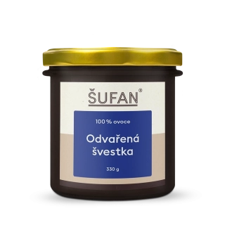 Šufan Odvařená švestka švestková Povidla 330 g